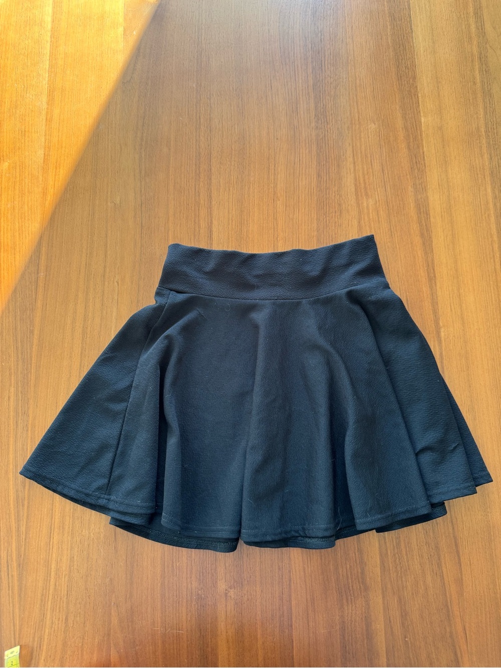 Women's Black Flared Skirt - Classic Fit